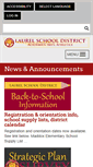 Mobile Screenshot of laurelschools.org